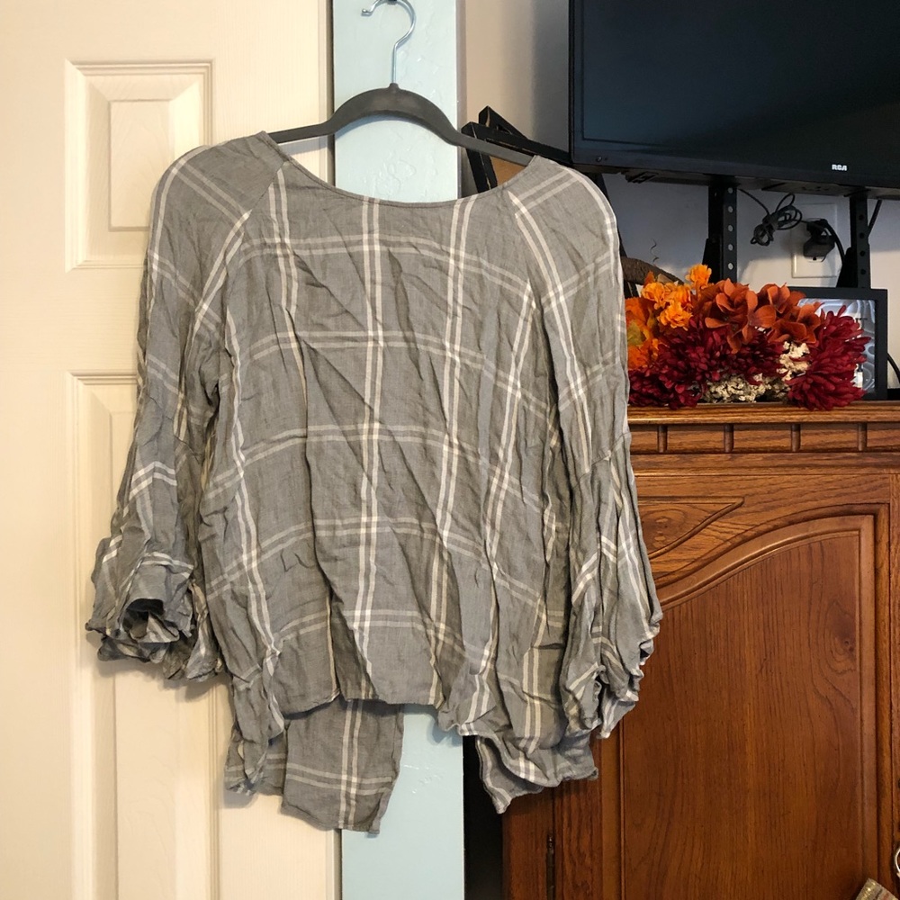 Lauren Conrad Bell Sleeve Blouse